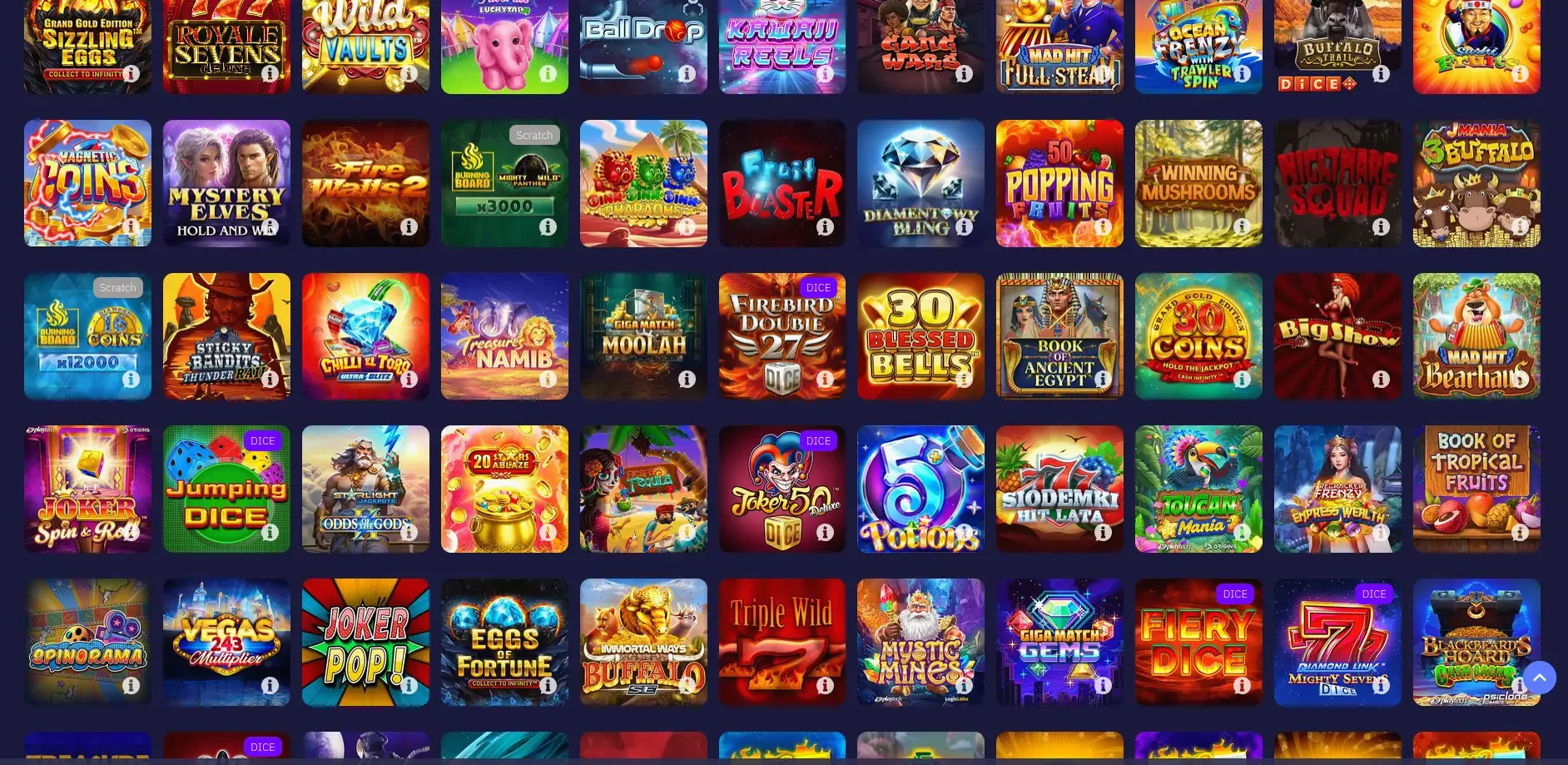 Betonred casino en ligne interface